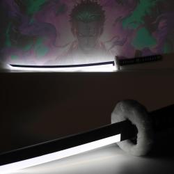 Katana &agrave; LED Noir Lumineux de Trafalgar D. Water Law dans One Piece