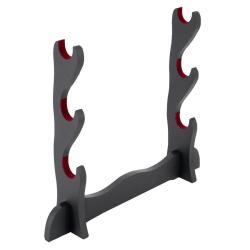 Support Katana Triple Luxury en Bois pour 3 Katanas
