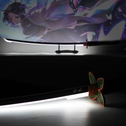 Katana de Shinobu Kochou - Black Edition - LED - Acier - Demon Slayer