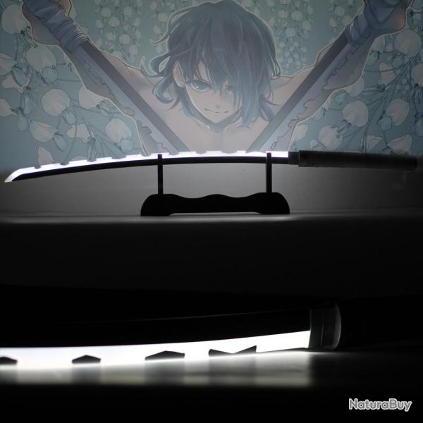 Katana d'Inosuke Hashibira - LED - M�tal - Demon Slayer