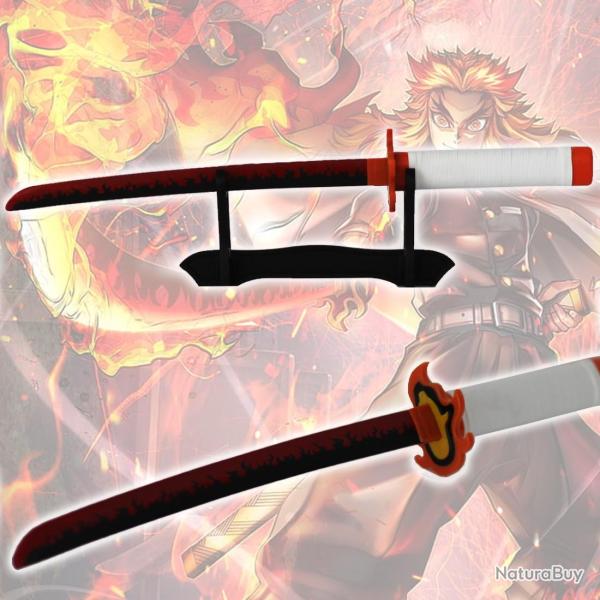 Mini Katana Bois de Rengoku Kyojuro V1 dans Demon Slayer