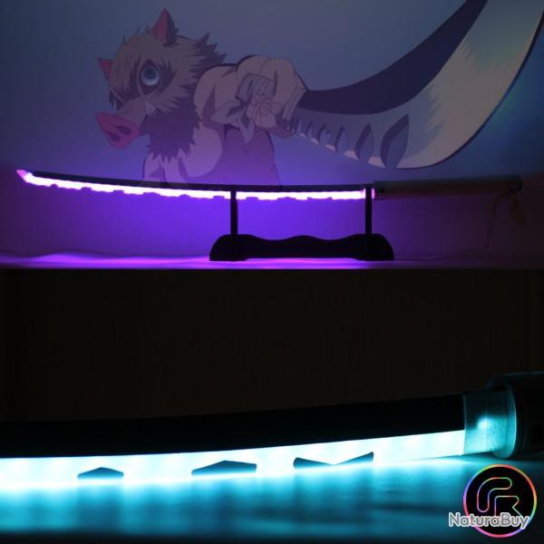 Katana LED d'Inosuke Hashibira - RGB - Couleur Modulable - Demon Slayer