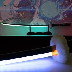 Katana de Trafalgar Law - Bois - LED RGB Couleur modulable - V1 - One Piece