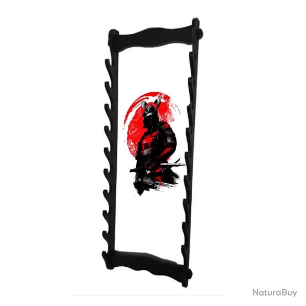 Support Mural Etag�re pour 10 Katana