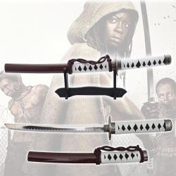 Mini Katana M&eacute;tal de Michonne dans The Walking Dead