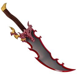 Dague de Baran - Edition Dragon Rouge - Acier - Solo Leveling