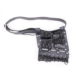 Holster Deluxe en Cuir - Ceinture Porte-Katana 3 Emplacements
