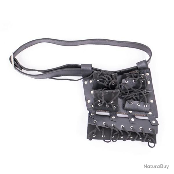 Holster Deluxe en Cuir - Ceinture Porte-Katana 3 Emplacements