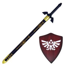 Combo Zelda Skyward Sword - Ep&eacute;e de Link en Bois + Support