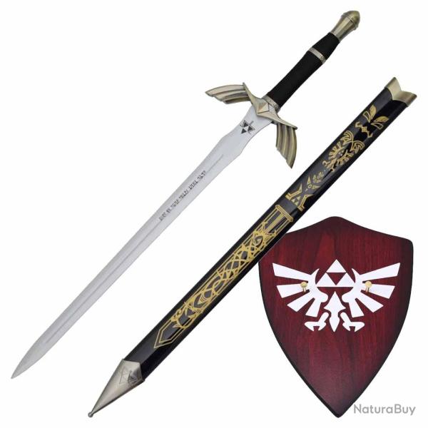 Combo Zelda Skyward Sword - Ep�e Dark Link en Bois + Support