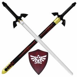 Pack Cosplay Zelda - Master Sword de Dark Link Bois + Support