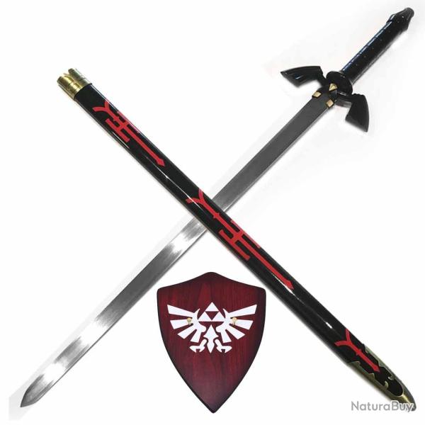 Pack D�co Zelda - Master Sword M�tal Dark Link + Support Mural