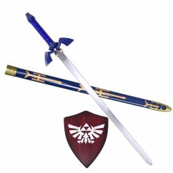 Pack D&eacute;co Zelda - Master Sword M&eacute;tal de Link + Support
