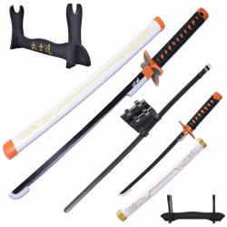 Full Pack Cosplay Shinobu Kocho - V1 - Katana et Tanto Bois - Demon Slayer