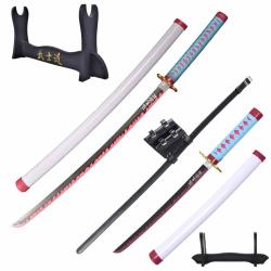 Full Pack Cosplay Mitsuri - Katana et Tanto Bois - Demon Slayer
