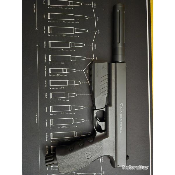 Pistolet Vesta Sentinel + extension de canon + flashloader + munitions