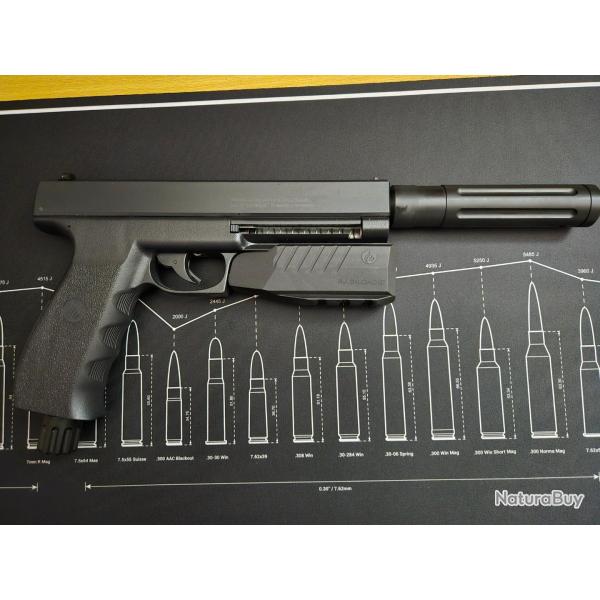 Pistolet Vesta Sentinel + extension de canon + flashloader + munitions ...