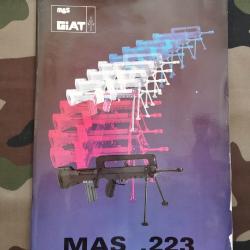 Guide Manuel technique MAS GIAT FAMAS 223 en anglais