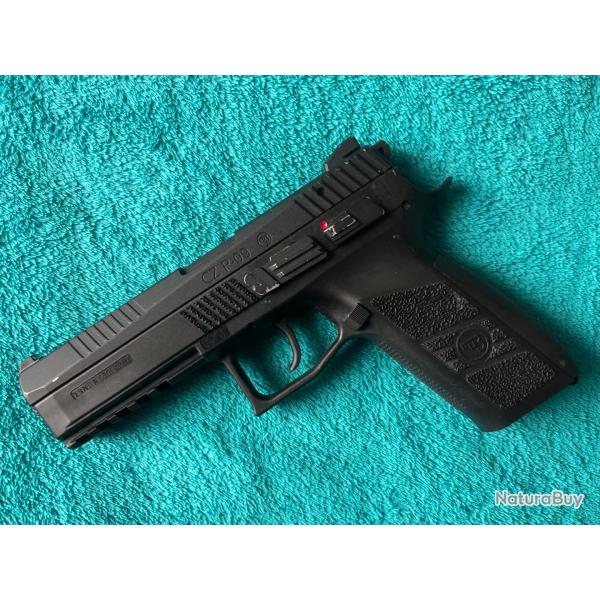 CZ P-09 culasse acier Gaz ou CO2 GBB ASG - 2 chargeurs