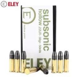 Balles 22LR Eley Subsonic Hollow x50