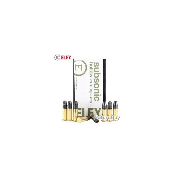 Balles 22LR Eley Subsonic Hollow x50