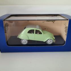 La 2CV des Dupondt de l'Affaire Tournesol Tintin 1/43 neuve