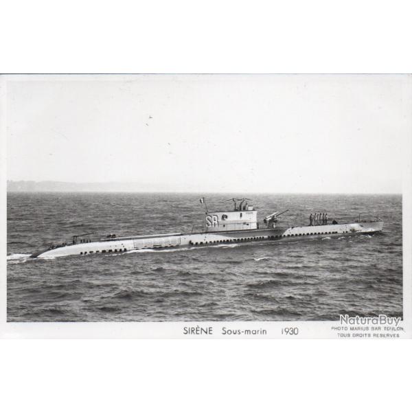 Carte Postale Sous-marin Sir�ne 1930 -N�8054