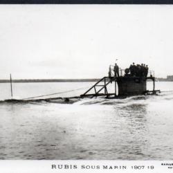 Photographie sous-marin Rubis 1907 19 -N&deg;8055