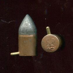 12 mm &agrave; Broche - tr&egrave;s ancienne et int&eacute;ressante production de CHAUDUN & DERIVIERE - marquage : C D 12