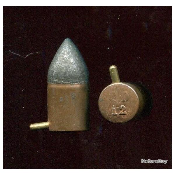 12 mm � Broche - tr�s ancienne et int�ressante production de CHAUDUN & DERIVIERE - marquage : C D 12