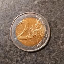 Pi&egrave;ce de 2 � de 2015 provenant de la Principaut&eacute; de Monaco en tr&egrave;s bonne &eacute;tat