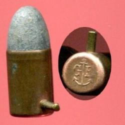7 mm &agrave; broche - marquage en relief= G ancre de marine E