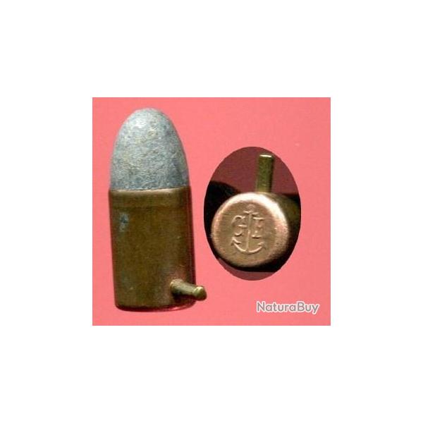 7 mm � broche - marquage en relief= G ancre de marine E