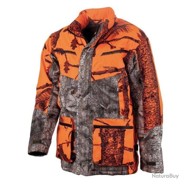 Veste de poste chaude Treeland Warm-Hunt - Camo Blaze / 5XL