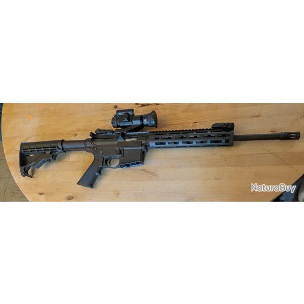 Smith & Wesson M&P 15-22 + Point rouge VORTEX StrikeFire II et 3 chargeurs.