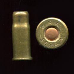 .38 S&W &agrave; grenaille - production Winchester WRACo - &eacute;tui long bouteill&eacute;