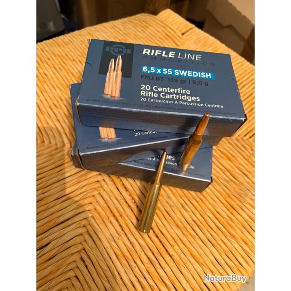 Balles 6,5x55se fmj