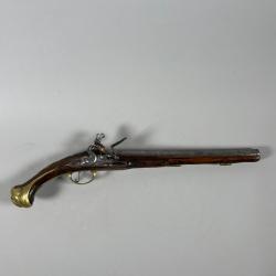 Pistolet &agrave; silex oriental XVIIIeme siecle circa 1750