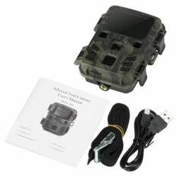 Cam&eacute;ra Chasse Miniature 4K 20MP Infrarouge IP66 D&eacute;tection Mouvement Nuit *Ench&egrave;re*