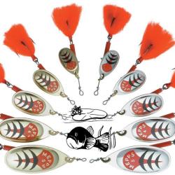 CUILLER WINNER ARGENT HT+POMPON - 4 - MEPPS