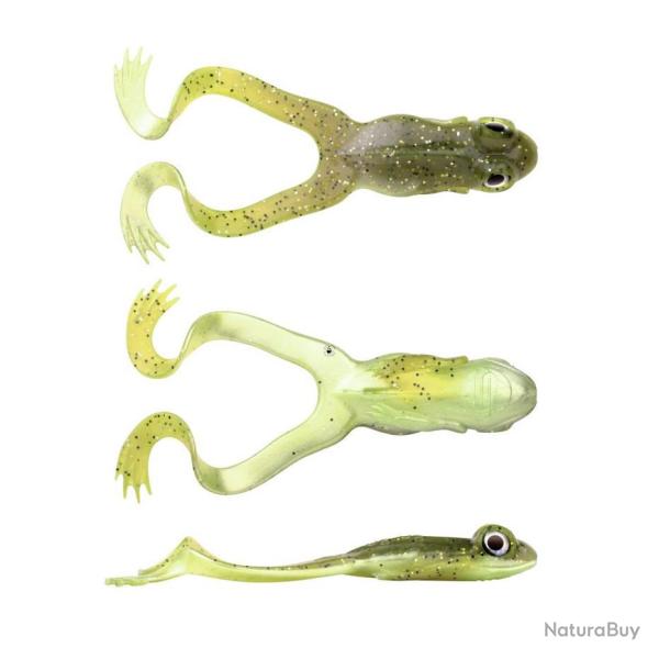 Leurre Souple Grenouille Iris The Frog 12cm 20gr Brown Chartreuse