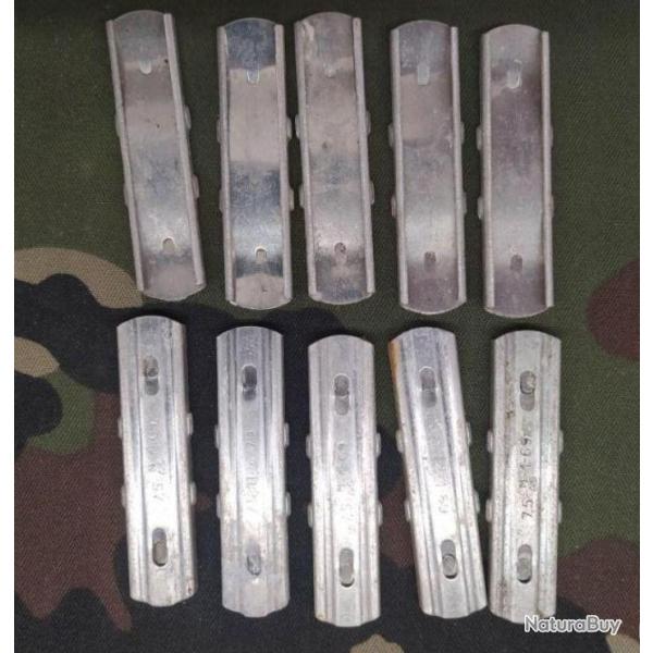 Lot de 5 clips MAS  pour cartouche 7.5 x 54 MAS 36 1� choix
