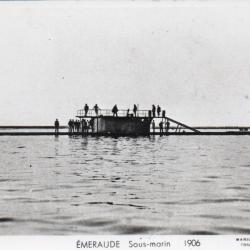 Carte Postale Sous-marin &Eacute;meraude 1906- N&deg;8058