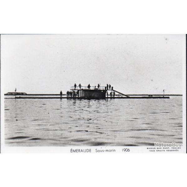Carte Postale Sous-marin �meraude 1906- N�8058
