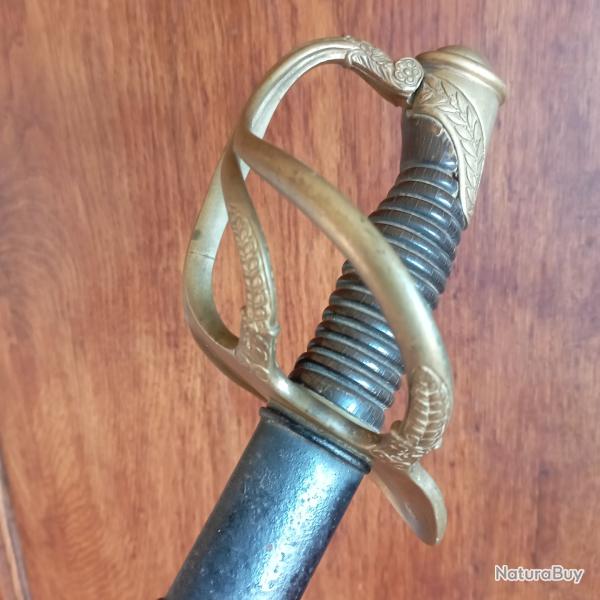 Sabre d'officier de cavalerie l�g�re Mle 1822 second empire