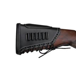 Busc en cuir avec cartouchi&egrave;re calibre .308, 30-06, 30-30, 207win + inserts - LIVRAISON GRATUITE