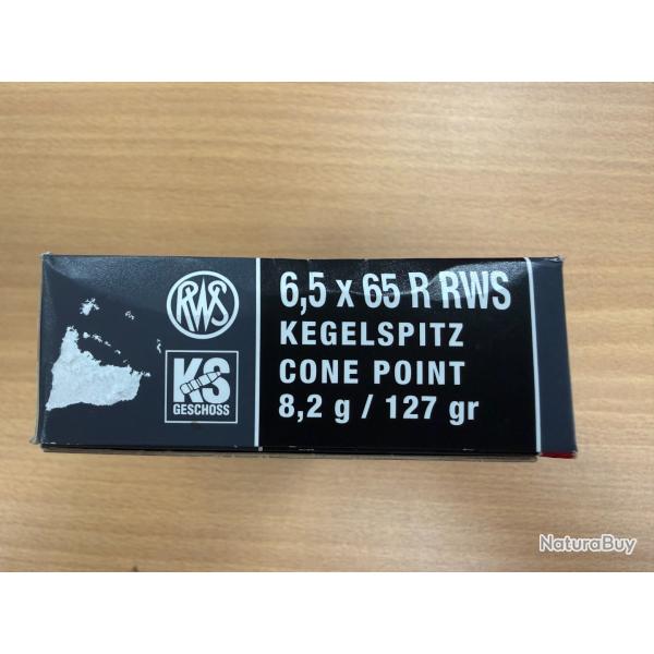 VENTE FLASH RWS CAL 6.5X65R 8.2G KSVENDU PAR 2 BTES FRAIS DE PORT OFFERT