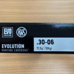 VENTE FLASH RWS CAL 30-06 EVO 11.9G VENDU PAR 2 BTES FRAIS DE PORT OFFERT