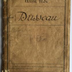 1livret militaire rempli ZOUAVES MAROC 14 18 WW 1
