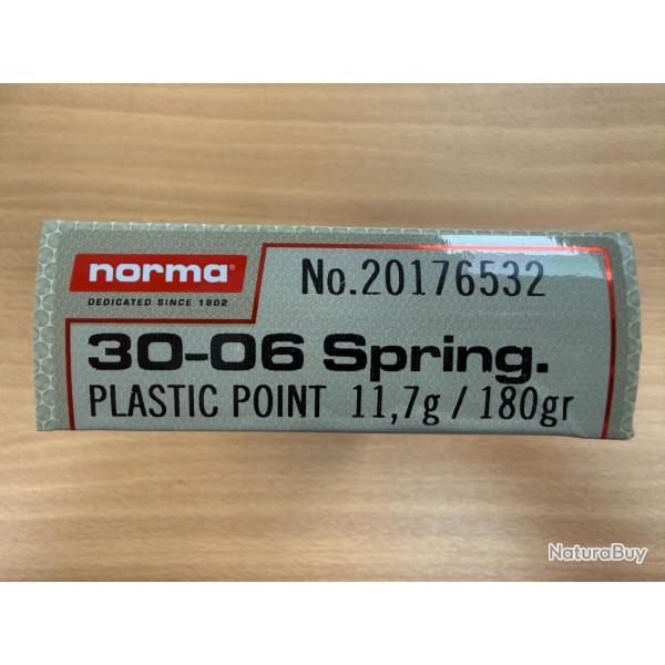VENTE FLASH NORMA CAL 30-06 PPDC 11.7 G VENDU PAR 2 BTES FRAIS DE PORT OFFERT